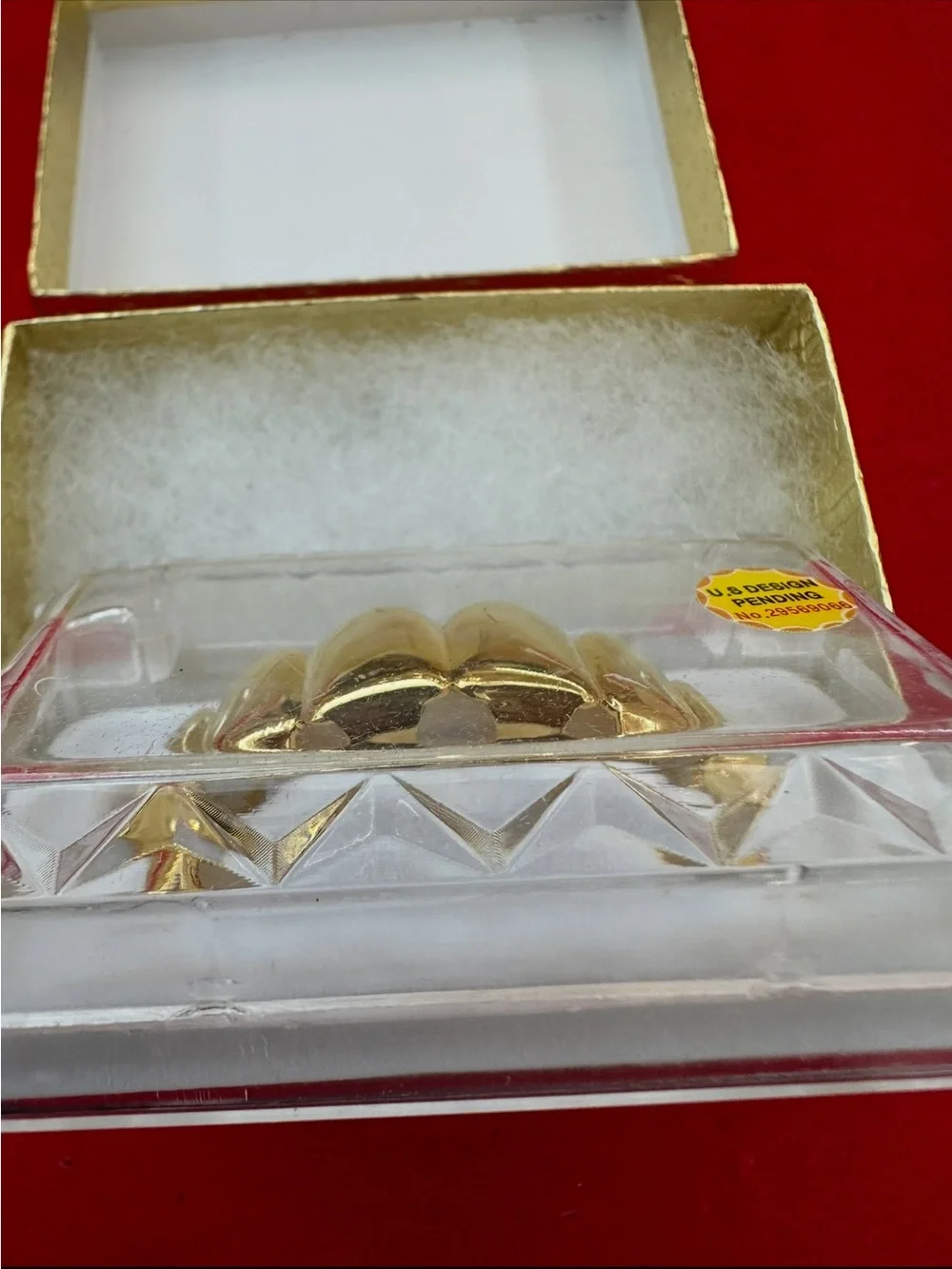 New Gold plated Grillz - 6-Top Teeth